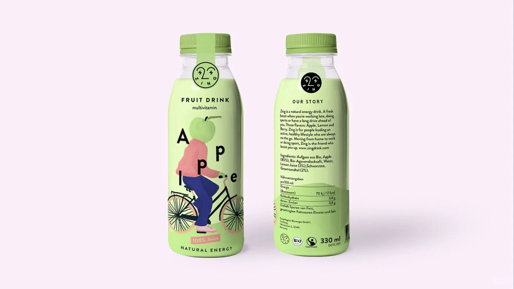 custom juice bottle labels