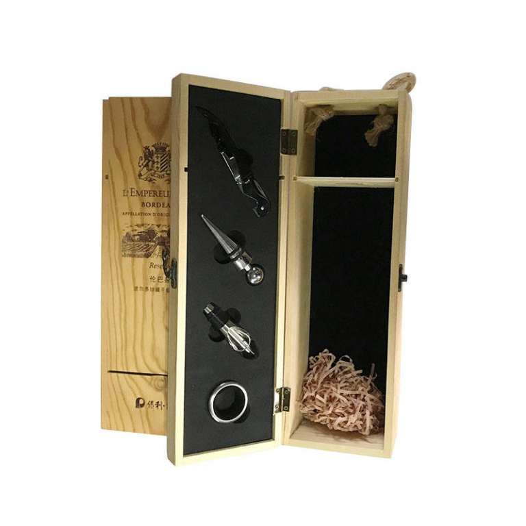 book-shaped wine boxes-wood