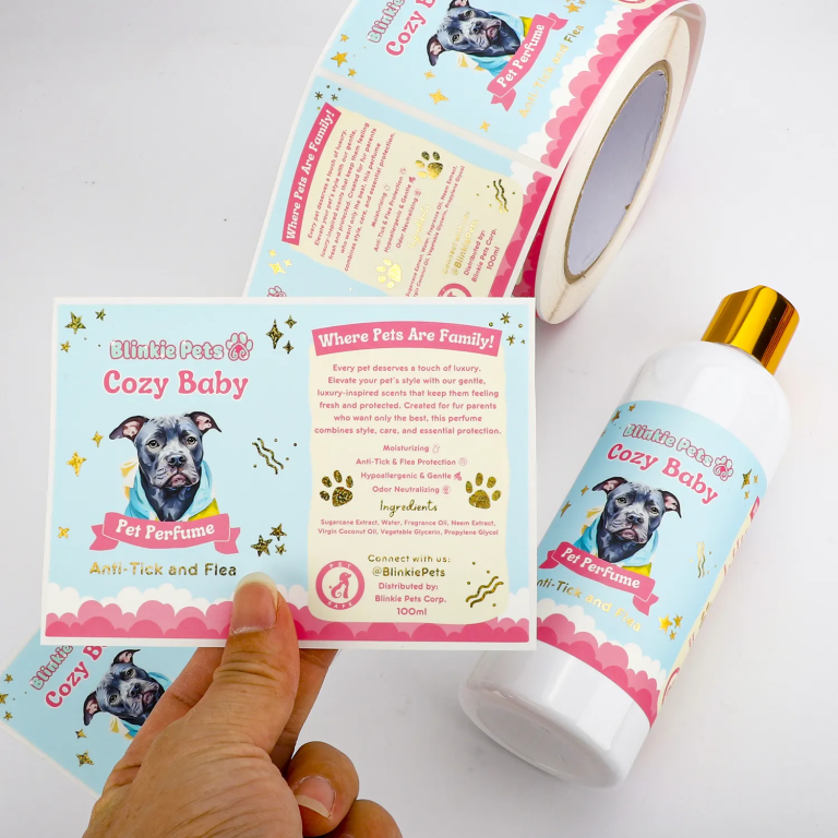 custom pet product labels