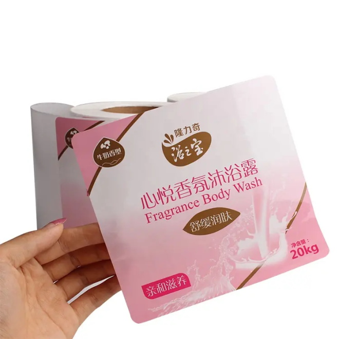 Printing Cosmetic Body Wash Labels