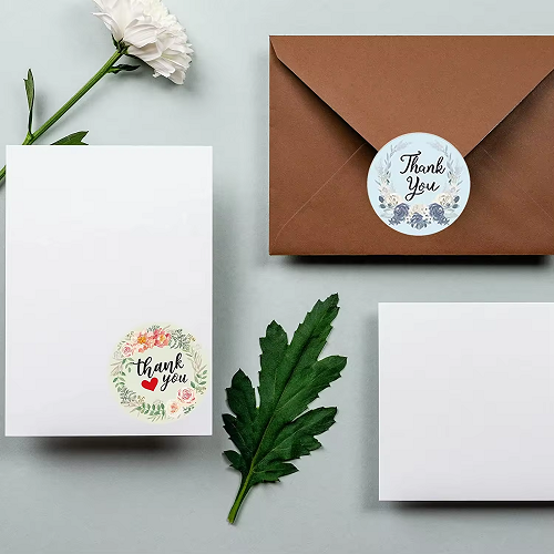 custom thank you stickers