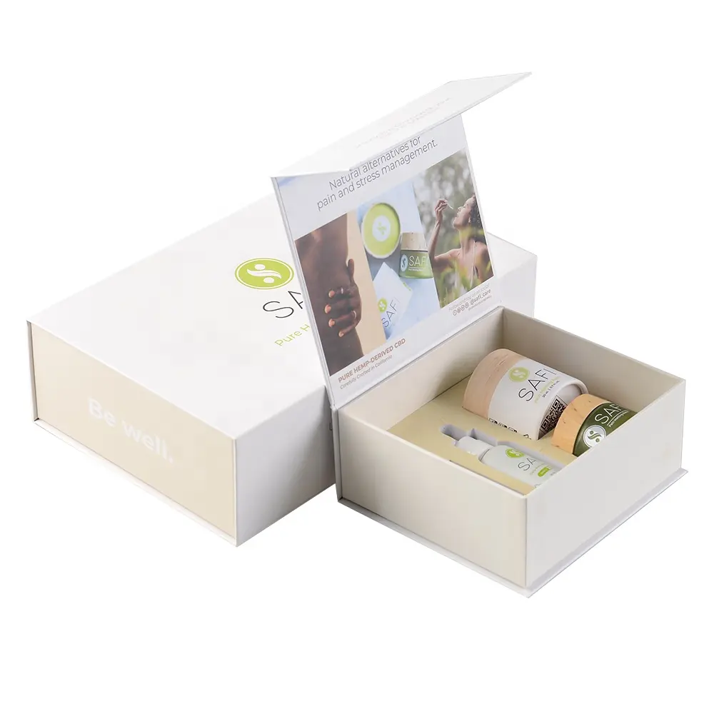 Custom Elegent Magnetic Closure Skin Care Boxes - Make Up Bottle ...
