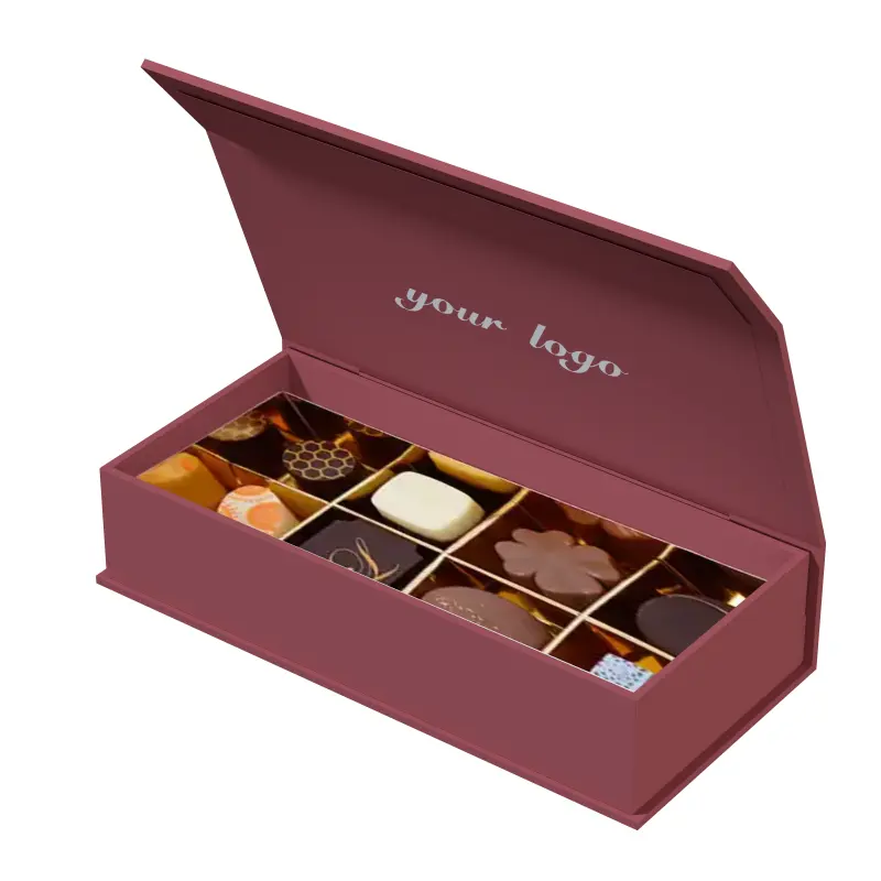 Custom Luxury Chocolate Gift Packaging Boxes - Valentine's Day Handmade ...