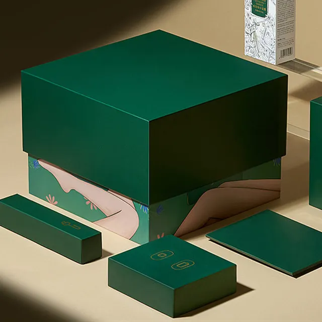Exquisite Custom Rigid Cosmetics Packaging Boxes - Hot Stamping Makeup ...