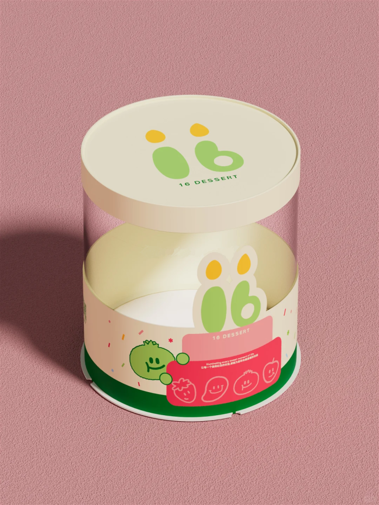 custom cake box with window