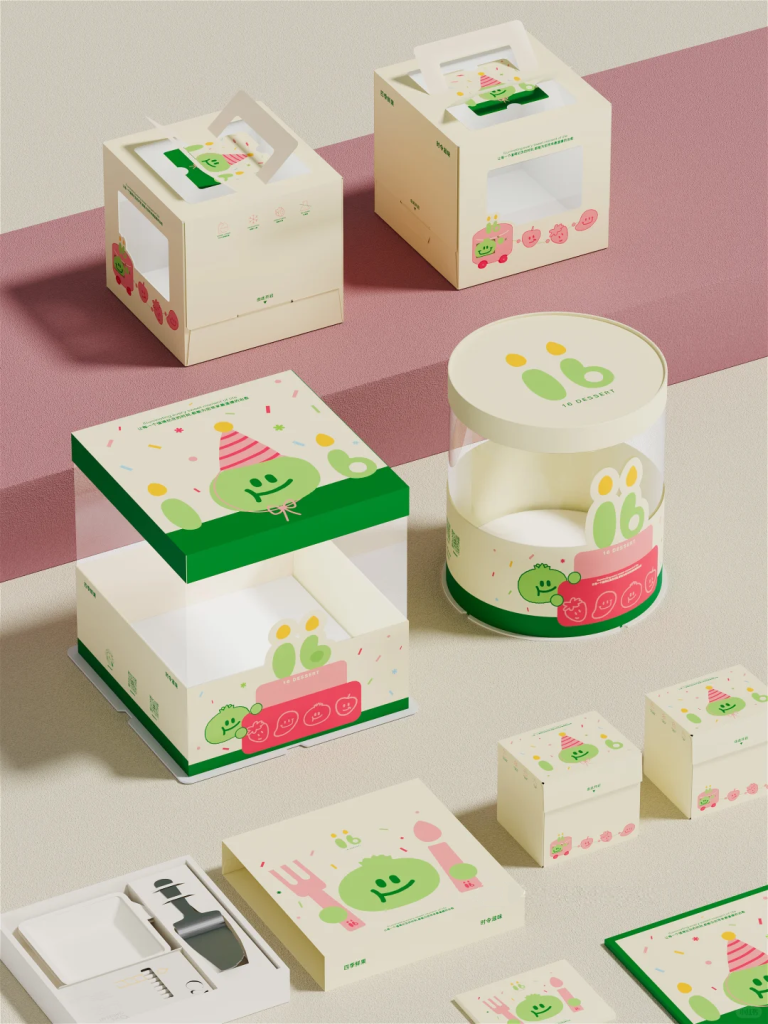 custom cake box with window